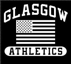Glasgow Athletics with Flag