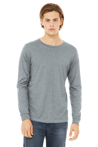 Unisex Long Sleeve T-shirt Light Grey