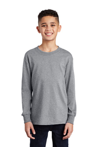 Youth Long Sleeve T-shirt Light Grey